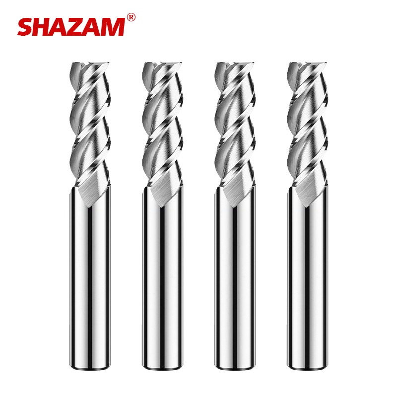 End Mill Set - SHAZAM HRC65 karbida baja Tungsten 3