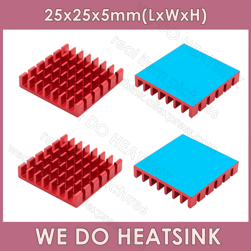 Aluminium Extrusion - Kami Melakukan HEATSINK 25X25X5Mm Tanpa Atau