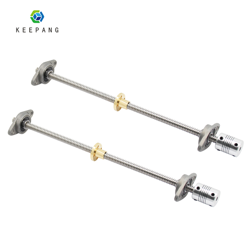 Lead Screw 8Mm - 1 Set 8Mm T8 Memimpin Sekrup