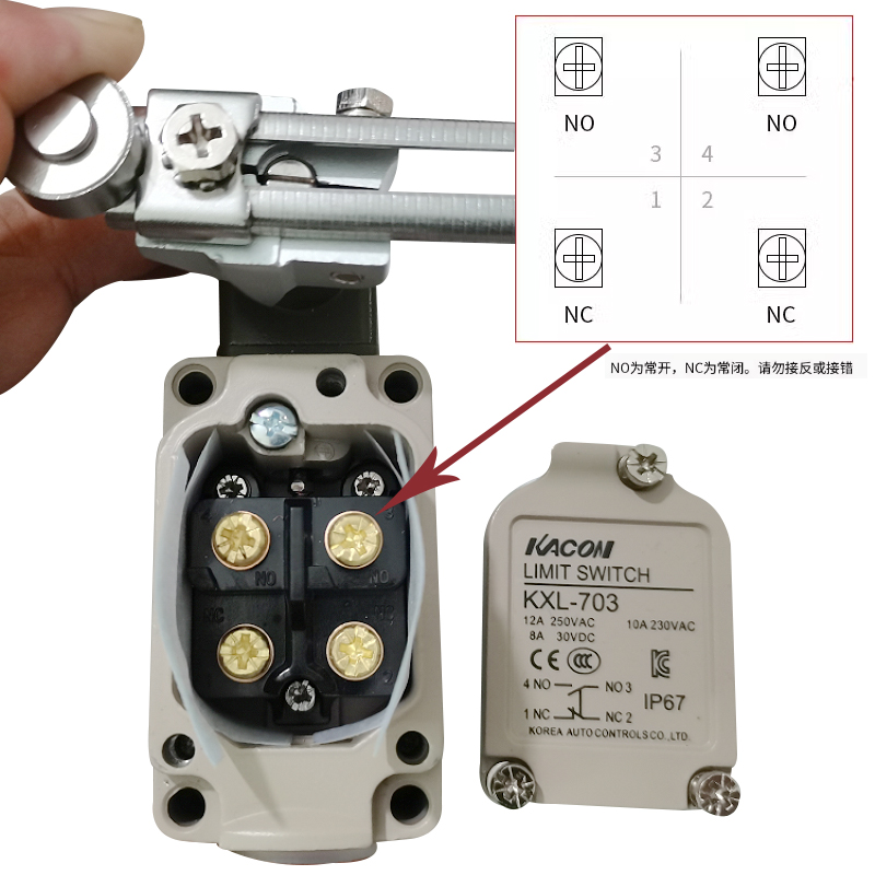 KACON KXL-703 Tipe Pegangan Ro - Limit Switch ulasan dan harga