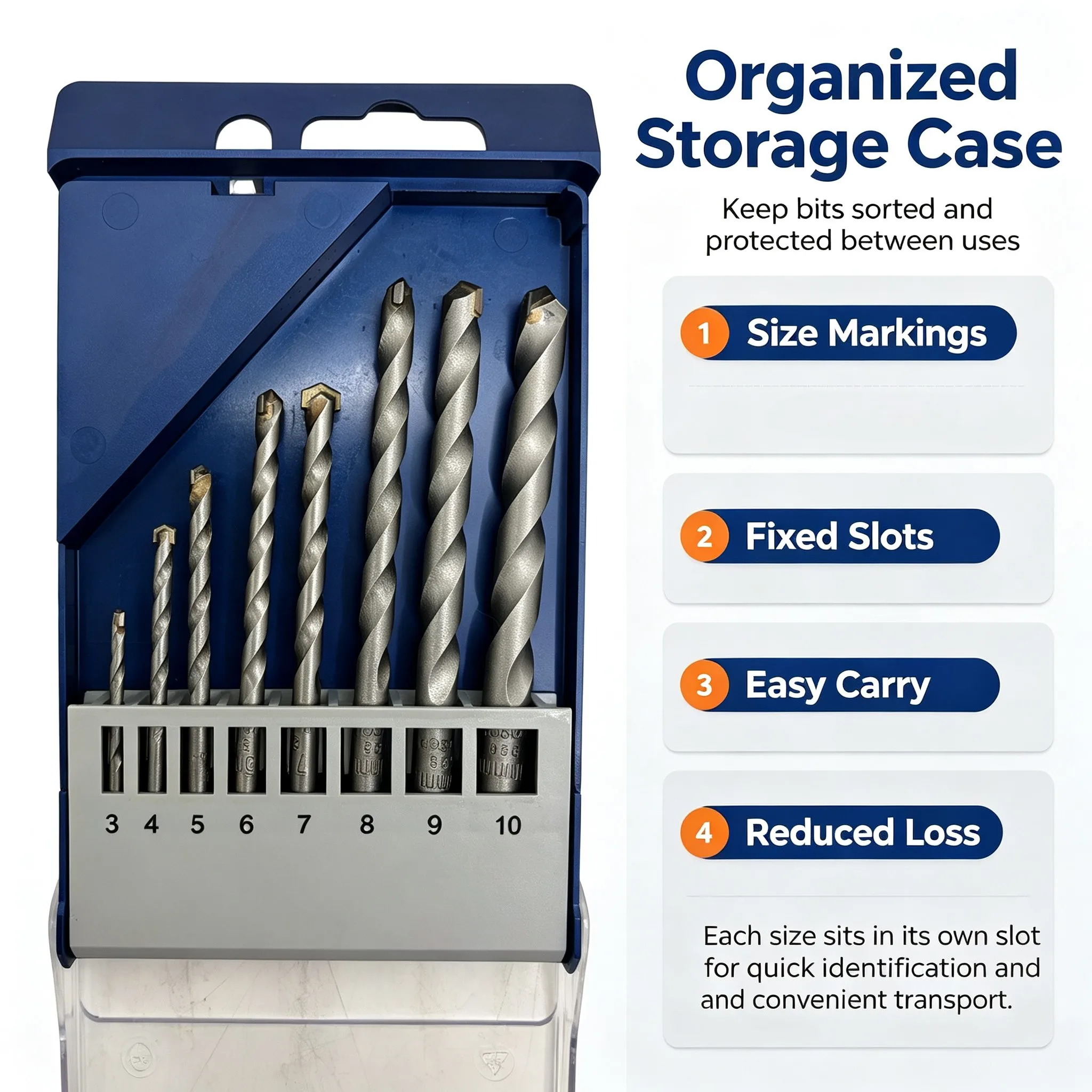 1-8 buah/set Mata Bor Impact M - Drill Bit Set ulasan dan harga