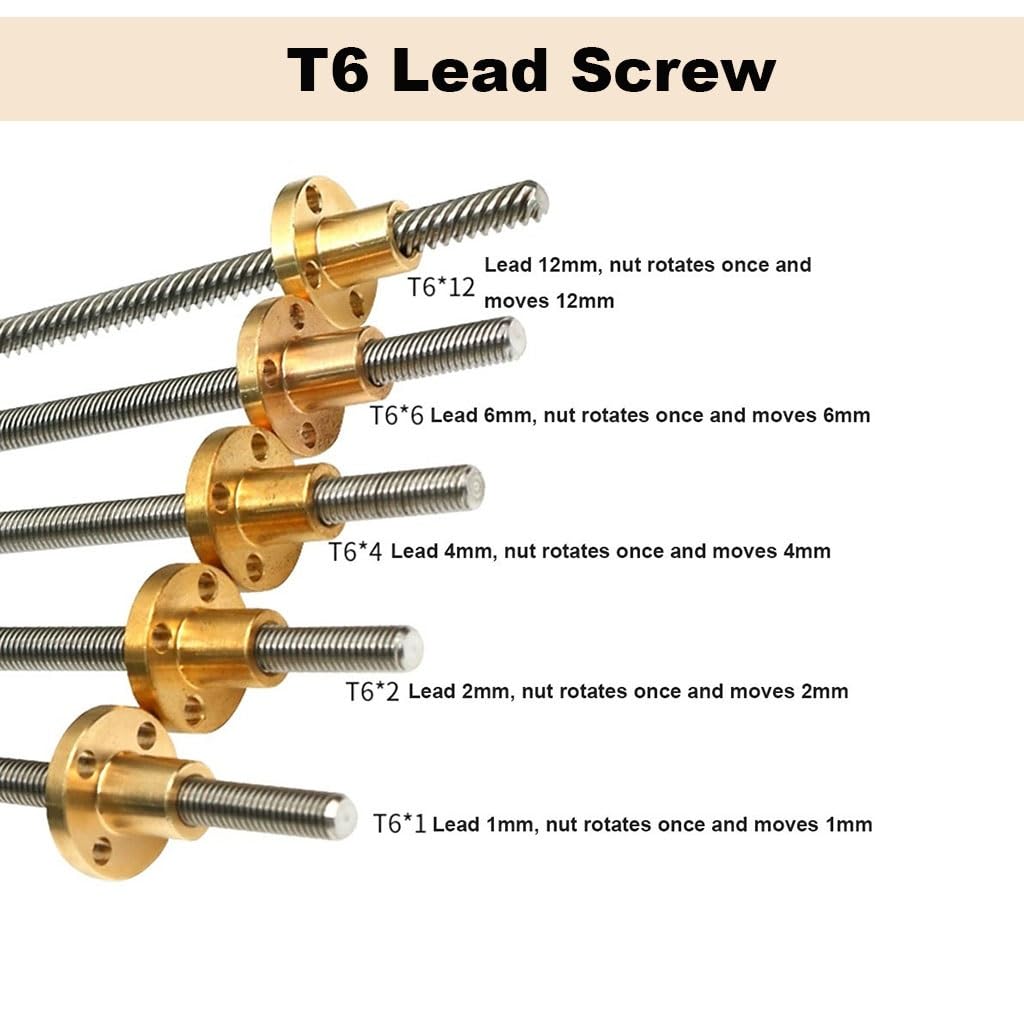 1 Buah T6 Sekrup Timah Bulat F - Lead Screw 8Mm ulasan dan harga