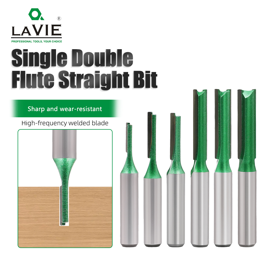 LAVIE 8mm Shank 6Pcs Set Mata  - End Mill Set ulasan dan harga