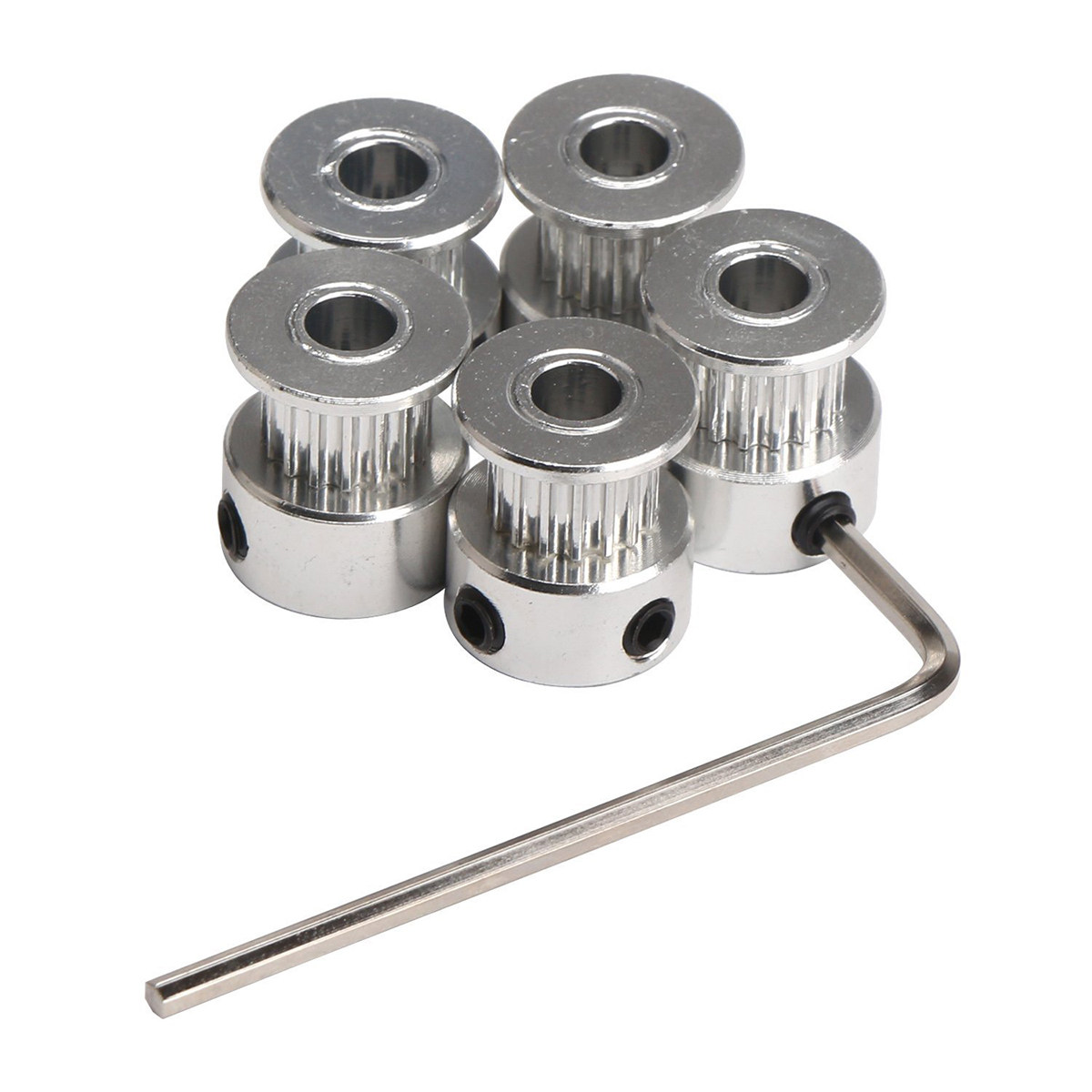 5 Buah Pulley Aluminium Gt2 20 - Gt2 Belt ulasan dan harga