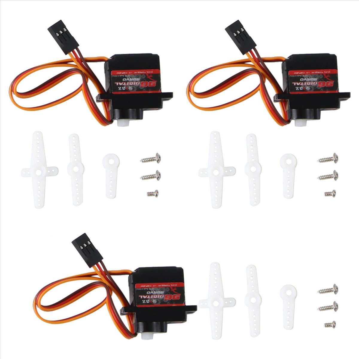 T34C 3PCS/Lot Servo 9G Motor S - Servo 9G ulasan dan harga