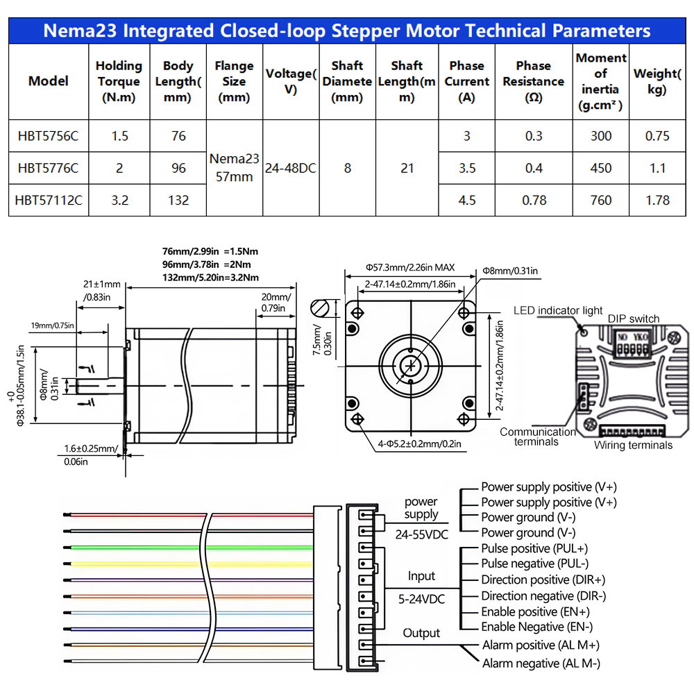 Set Driver Motor Stepper Nema2 - Nema23 Stepper ulasan dan harga