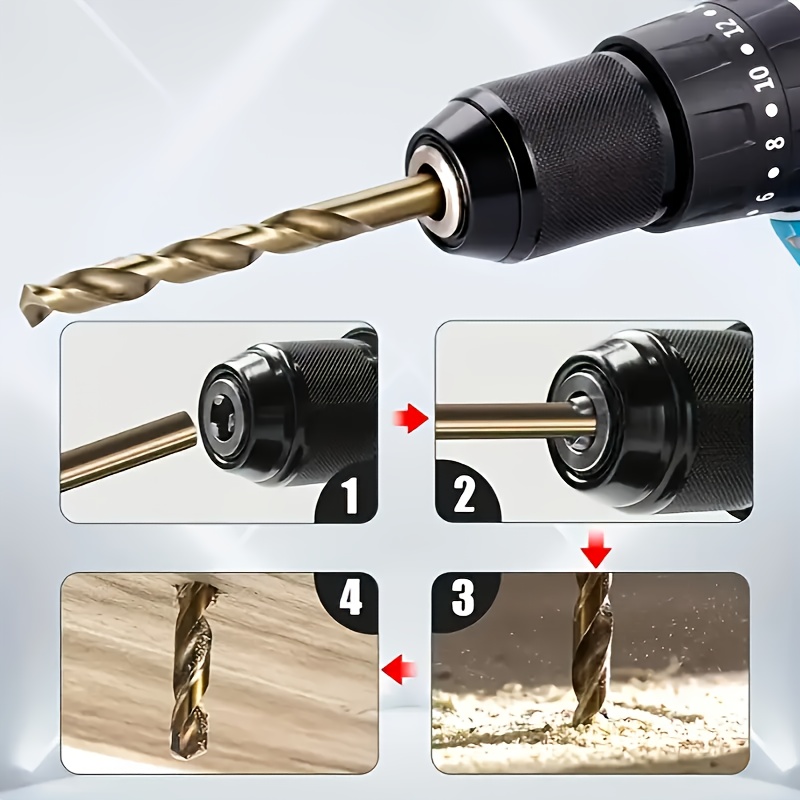 10 Buah Set Mata Bor Kobalt M3 - Drill Bit Set ulasan dan harga
