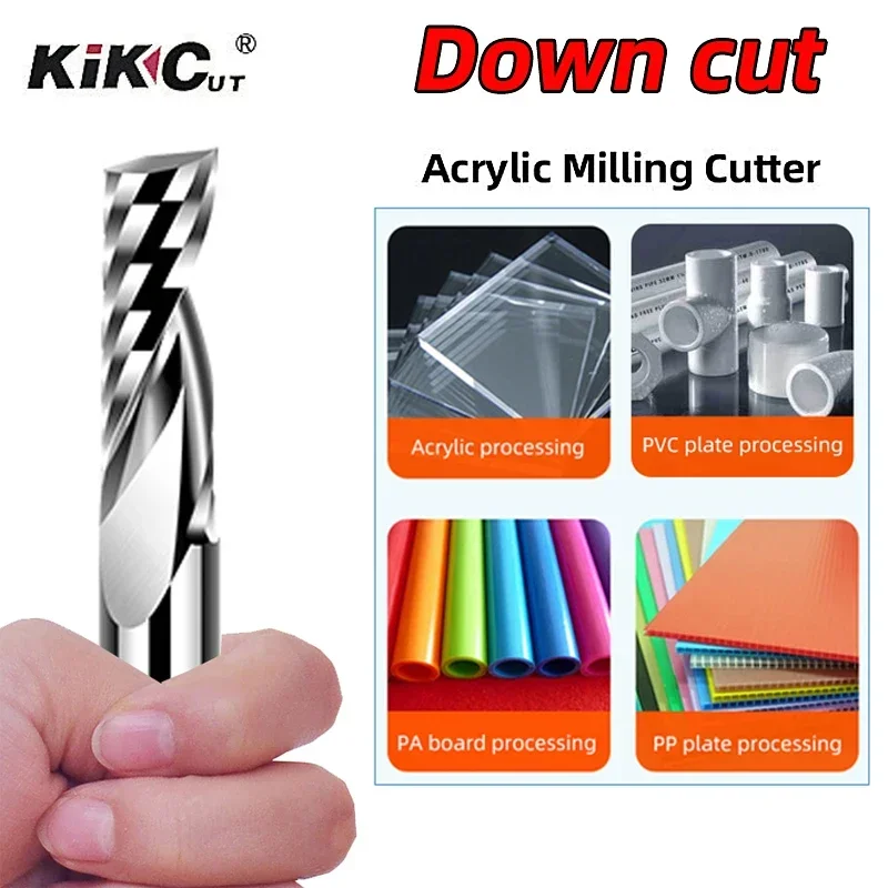1 buah Mata Pisau Router Karbi - End Mill Set ulasan dan harga