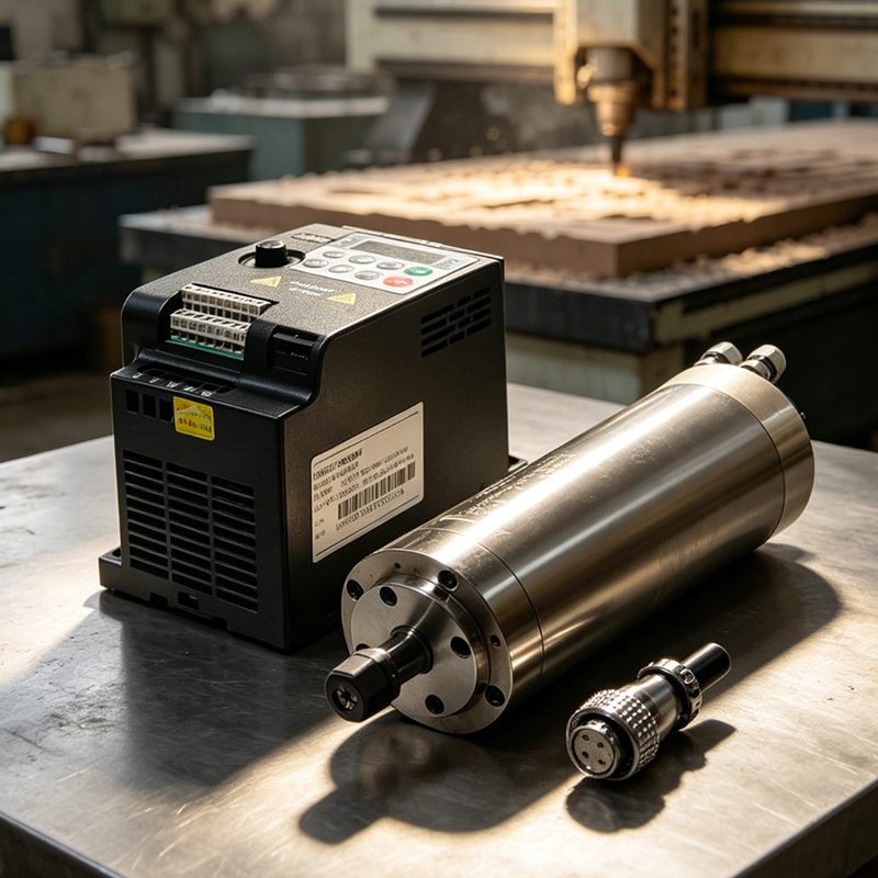 Motor Spindel Berpendingin Air - Water Cooled Spindle ulasan dan harga