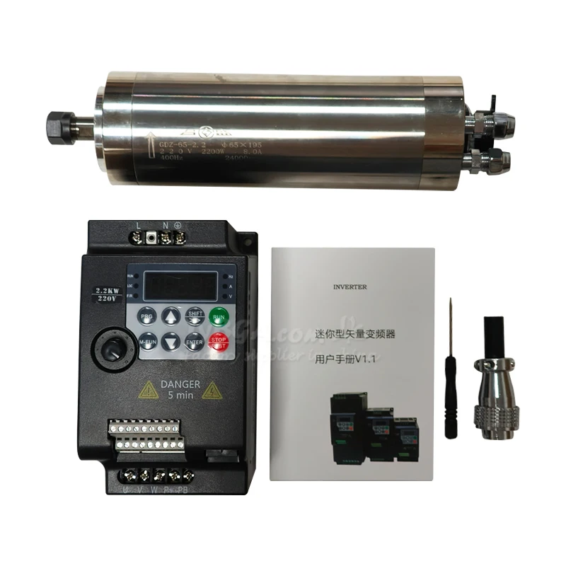 Motor Spindel Berpendingin Air - Water Cooled Spindle ulasan dan harga
