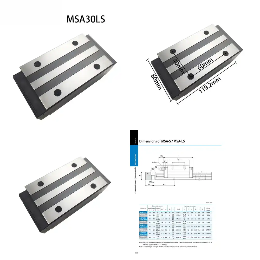 Blok Slider Rel Linier untuk T - Cnc Router ulasan dan harga