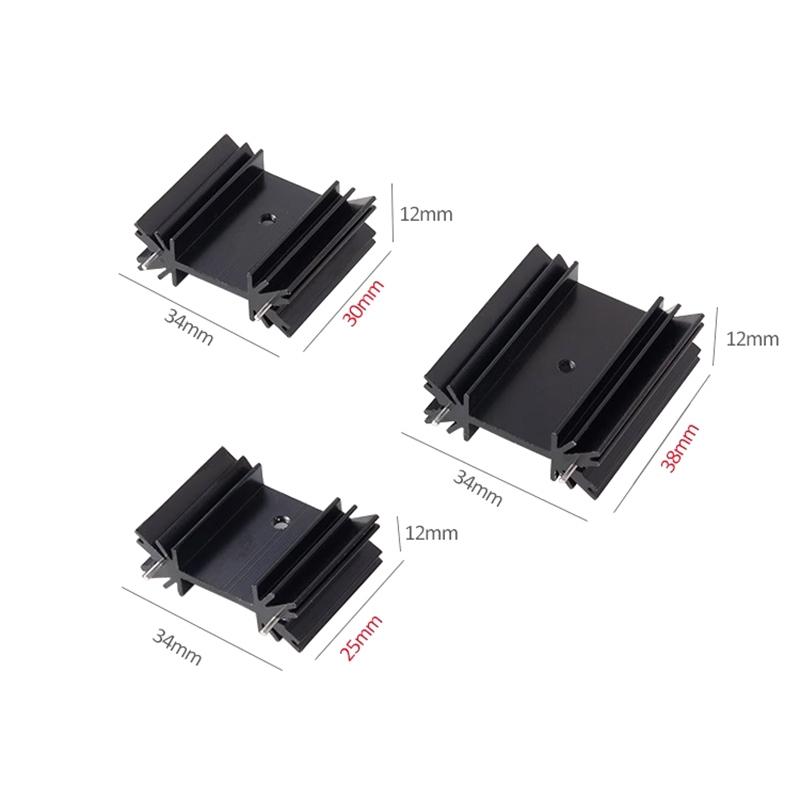 5 Buah TO-220 Triode MOS Trans - Aluminium Extrusion ulasan dan harga