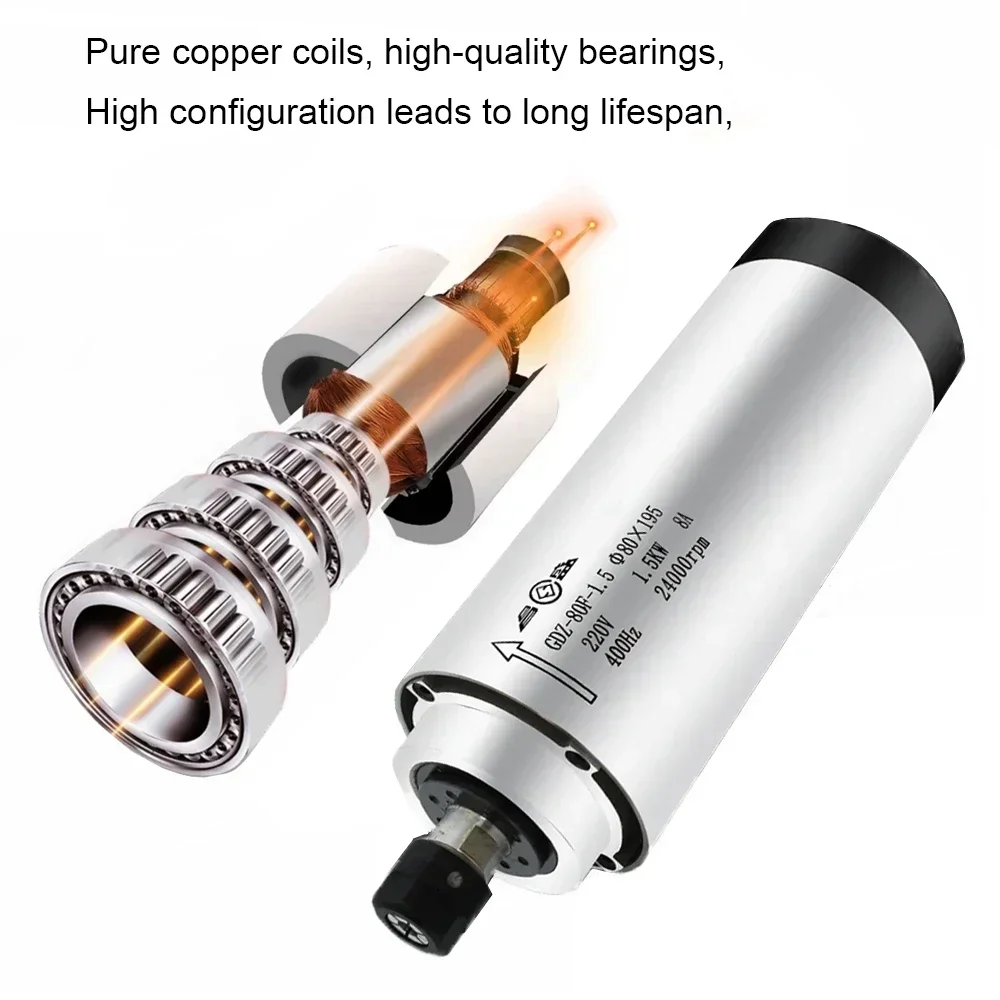 Motor Spindle Berpendingin Uda - Water Cooled Spindle ulasan dan harga