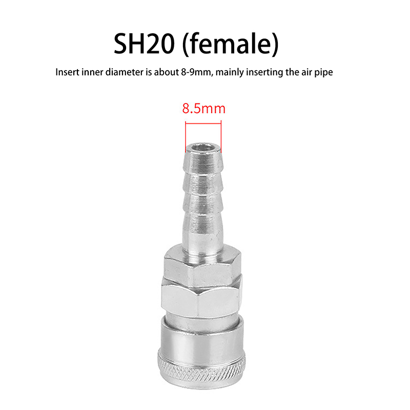 2 Buah Fitting Pneumatik Stand - Coupling 8Mm ulasan dan harga