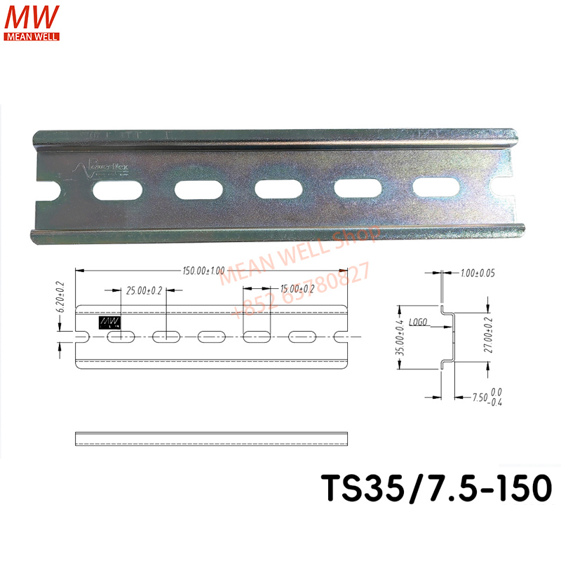 Konektor Rel DIN TS35 7.5mm un - Lm8Uu Bearing ulasan dan harga